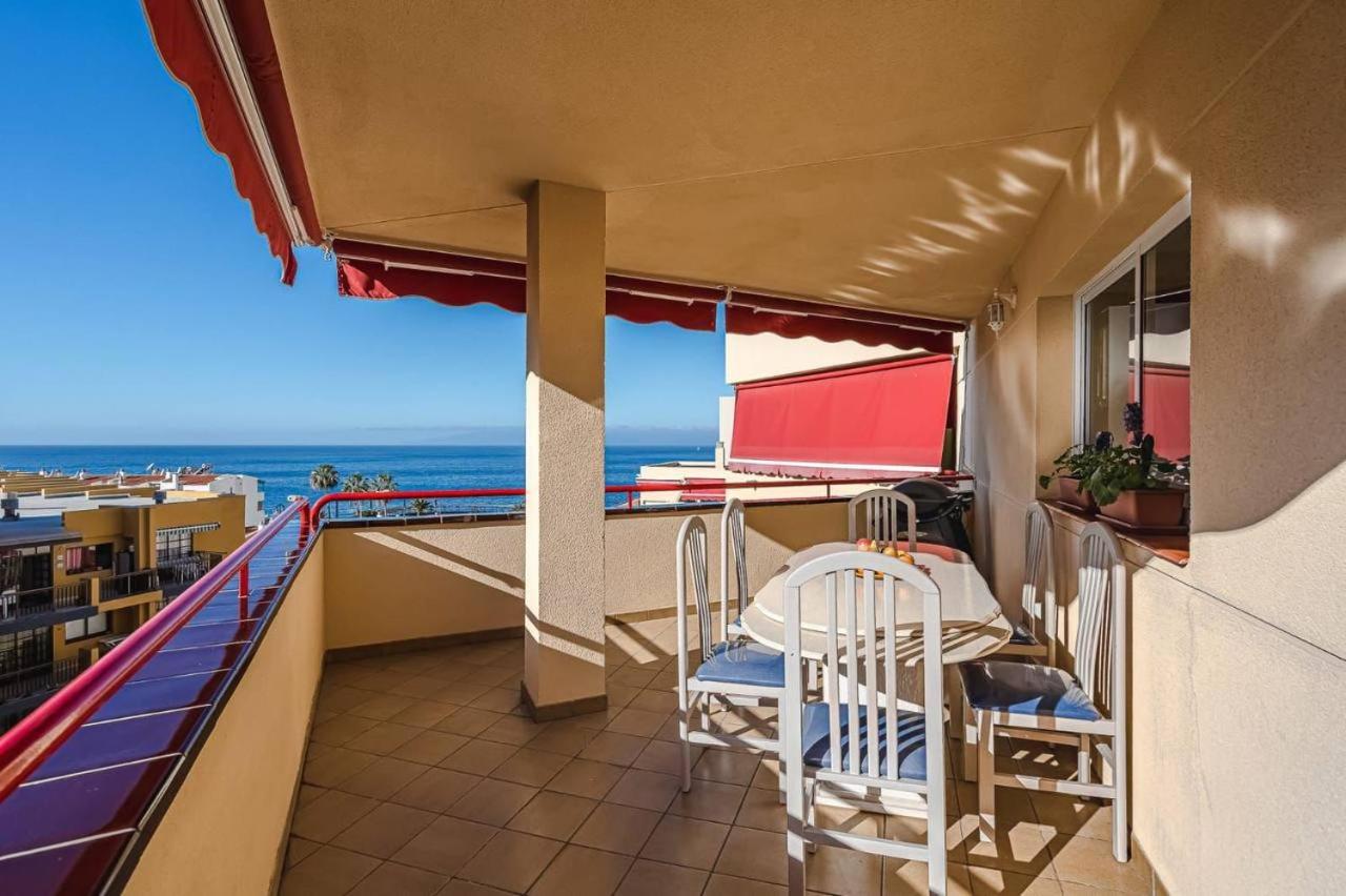 شقة Cozy Beachfront Flat With Pool & Panoramic Sea View Terrace بويرتو دي سانتياغو المظهر الخارجي الصورة